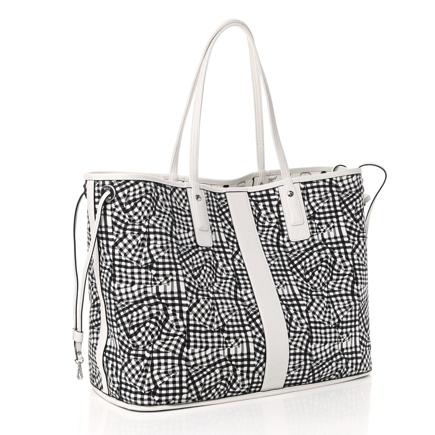 Visetos Large Liz Reversible Shopper Tote White