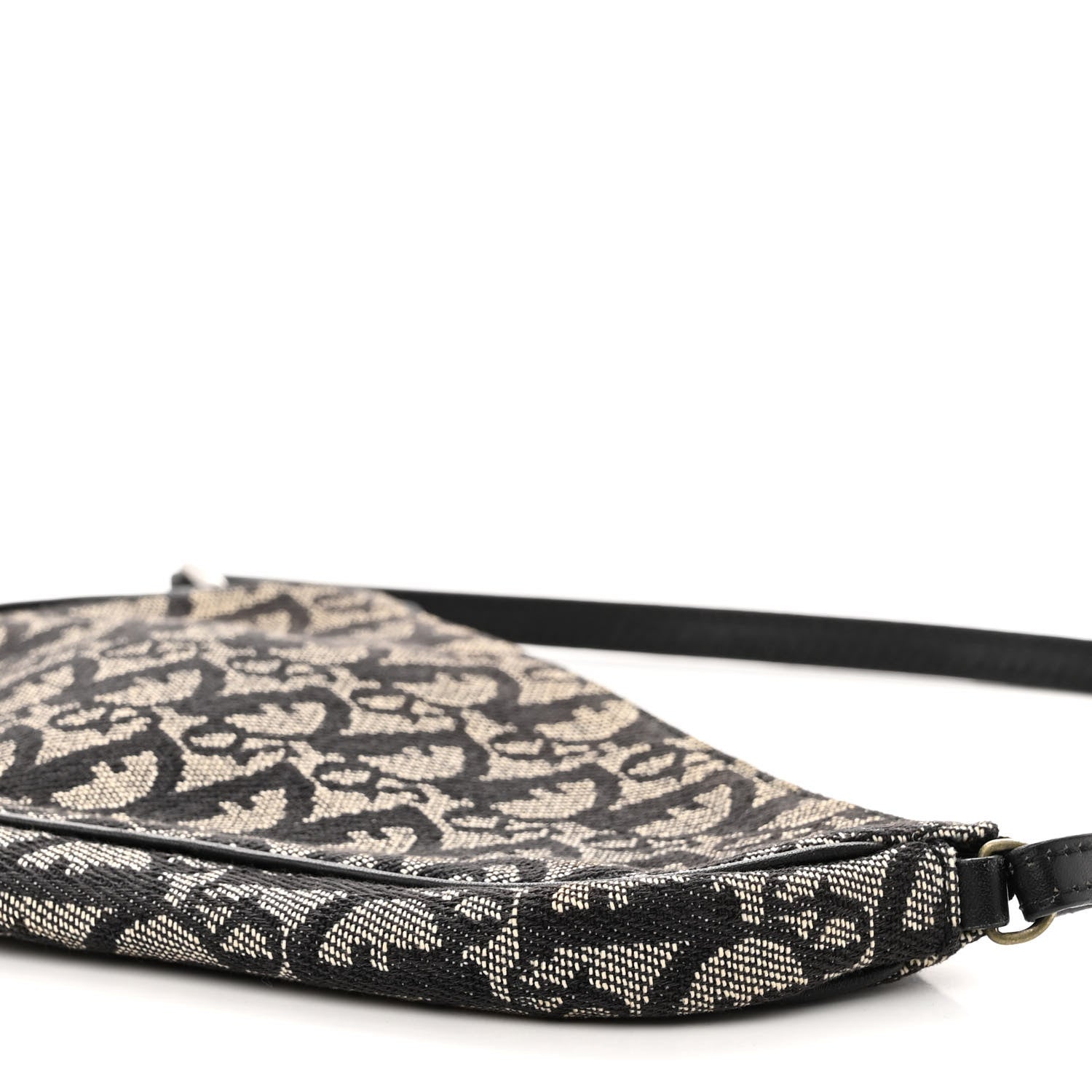 Christian Dior Monogram Mini Saddle Pochette Navy 9 of 12