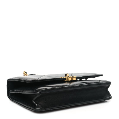 Chanel Lambskin Quilted Chanel 19 Wallet On Chain WOC Black 4 of 12