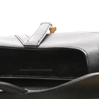 Christian Dior Grained Calfskin Mini Saddle Bag Black 7 of 11