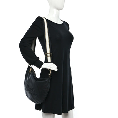 Marc Jacobs Calfskin Mini The Flash Hobo Crossbody Black 2 of 8