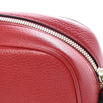 Gucci Pebbled Calfskin Small Soho Disco Bag Tabasco Red 16 of 16