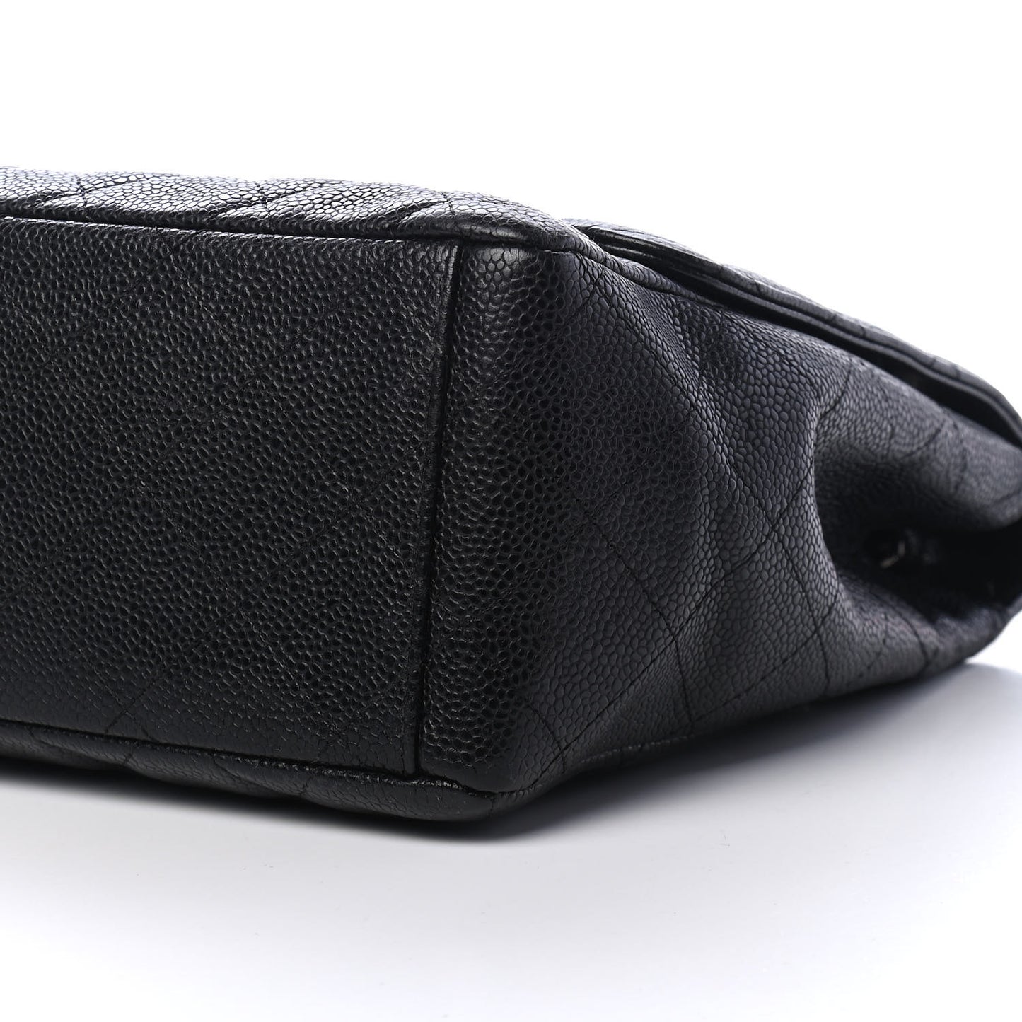 Caviar Quilted Maxi Single Flap Black