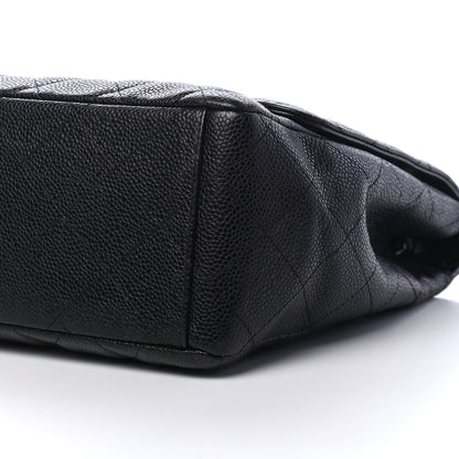 Chanel Caviar Quilted Maxi Single Flap Black 9 of 9