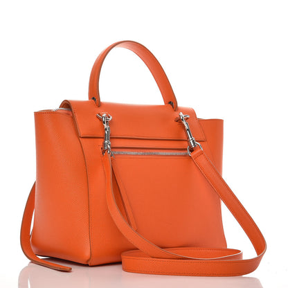 Celine Baby Grained Calfskin Micro Belt Bag Orange 4 of 9