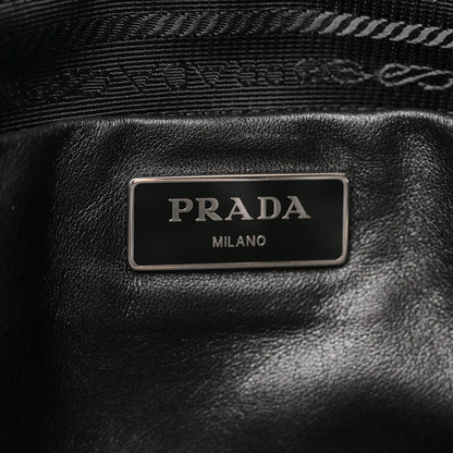 Prada Nylon Tessuto Bow Logo Tote Black 6 of 11