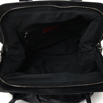Valentino Garavani Lambskin Pleated Frame Tote Black 5 of 5