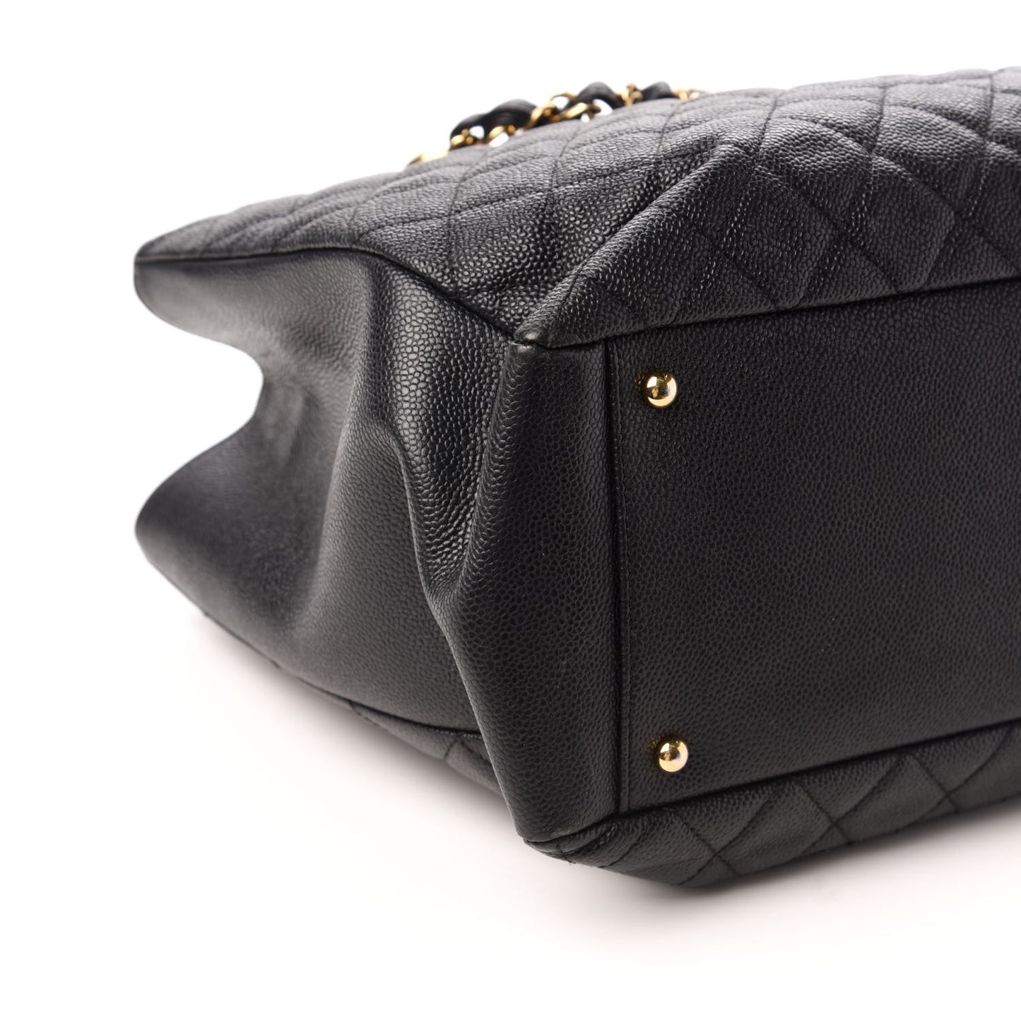 Caviar Quilted XL Grand Shopping Tote GST Black