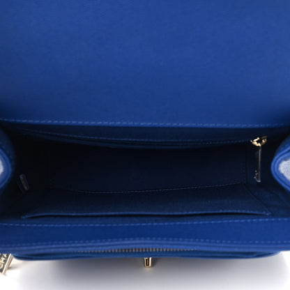 Chanel Caviar Quilted Medium Business Affinity Flap Dark Blue 5 of 9