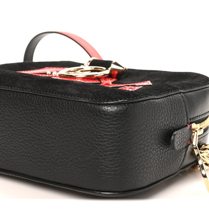 Christian Louboutin Suede Calfskin Love Rubylou Crossbody Black 9 of 9