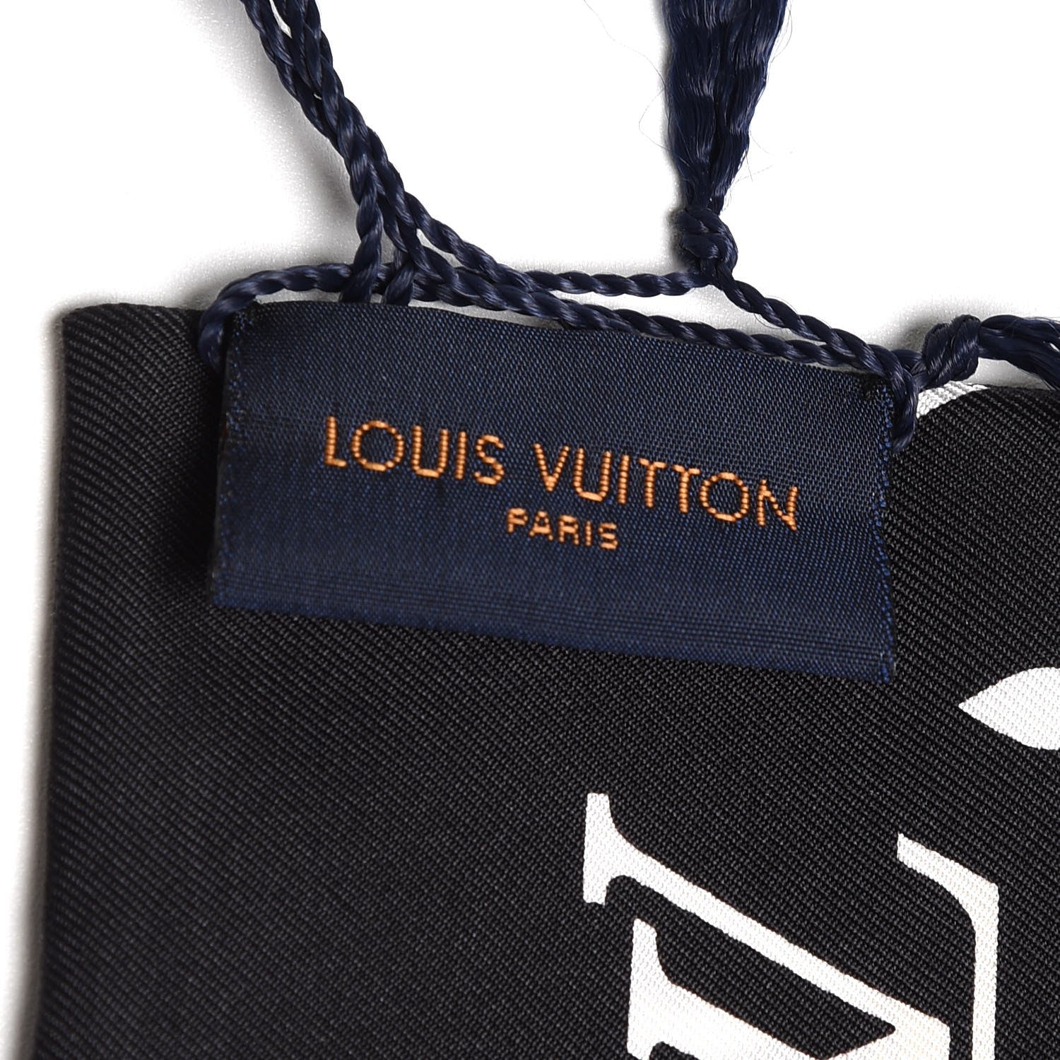 Louis Vuitton Silk Monogram Confidential Bandeau Black 6 of 7