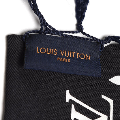 Louis Vuitton Silk Monogram Confidential Bandeau Black 6 of 7