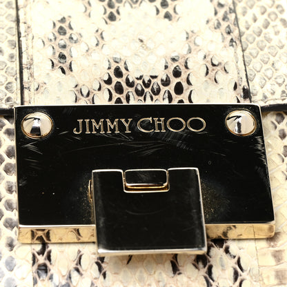 Jimmy Choo Snakeskin Rebel Crossbody Bag Black 17 of 18