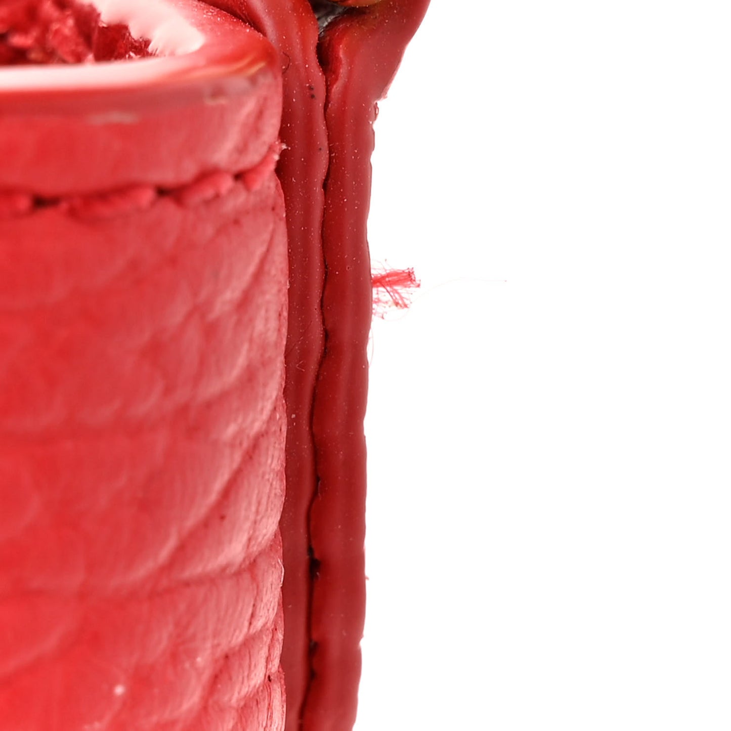 Textured Calfskin Mini Pashli Satchel Red