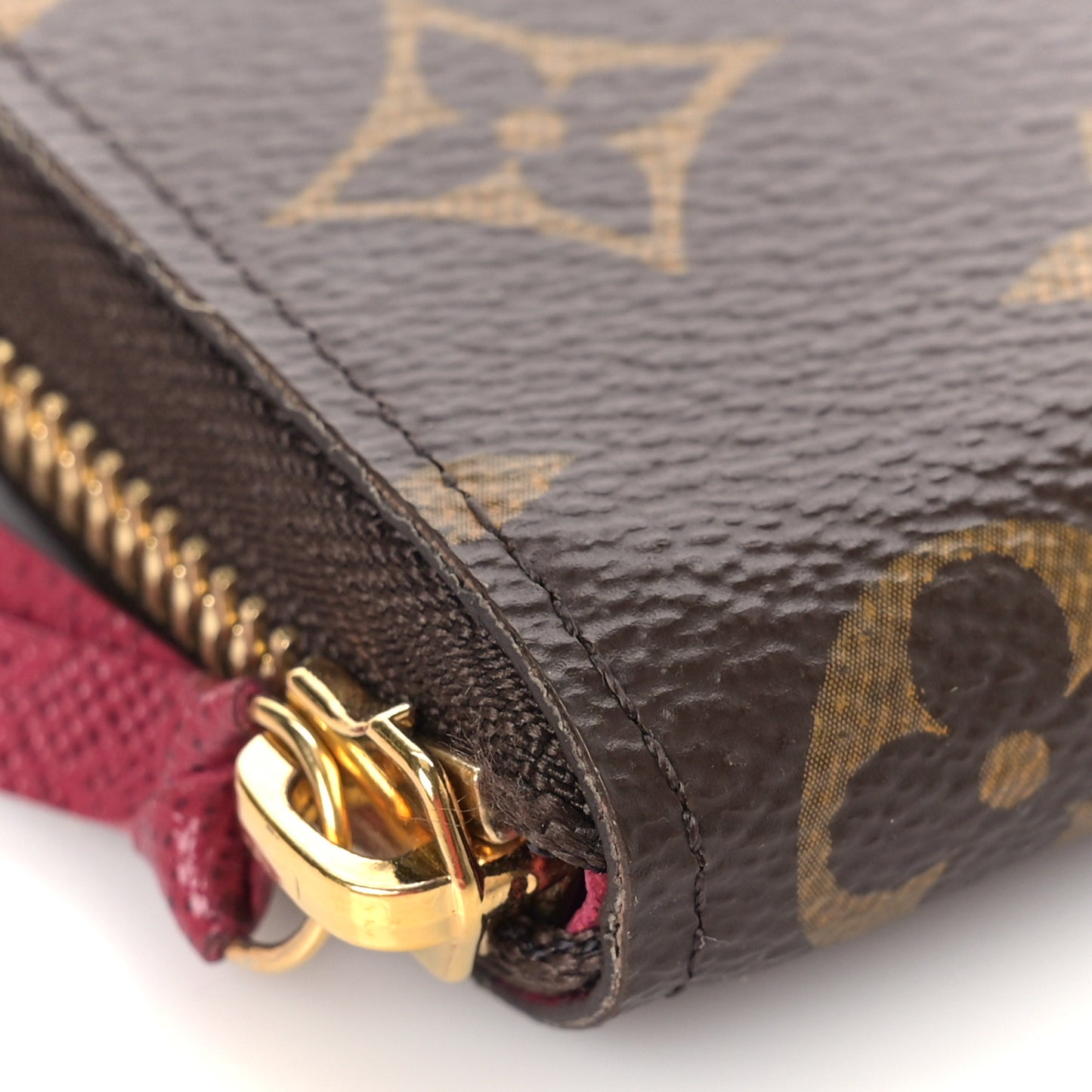 Monogram Clemence Wallet Fuchsia