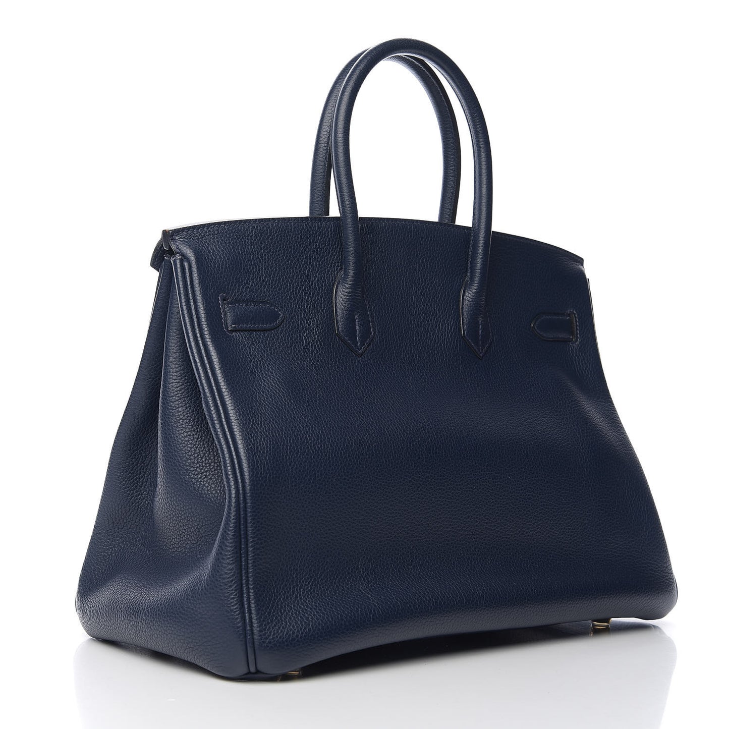 Taurillon Clemence Birkin 35 Bleu Abysse
