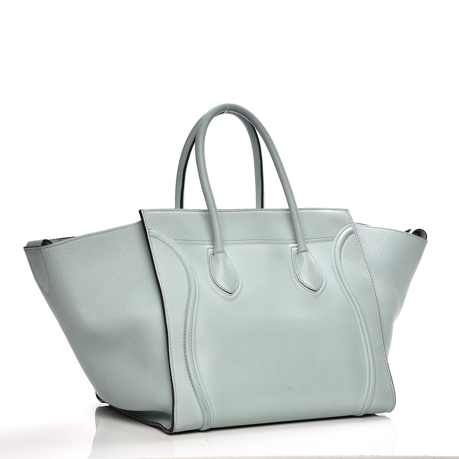 Celine Supple Calfskin Medium Phantom Luggage Glacier 3 of 23