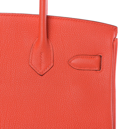 Hermes Togo Birkin 30 Capucine 27 of 35