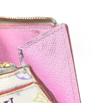 Louis Vuitton Monogram Multicolor Key Pouch White Litchi 10 of 15