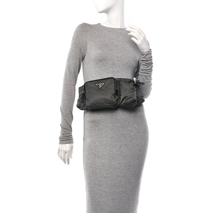 Prada Tessuto Nylon Multipocket Belt Bag Grey 2 of 10