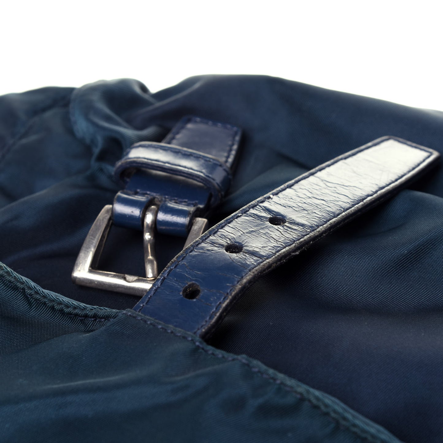 Nylon Vela Messenger Bag Blue