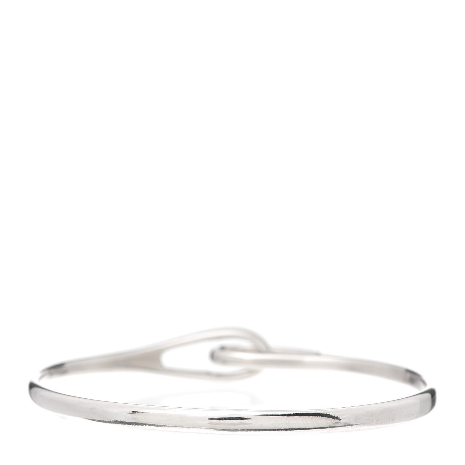 Tiffany Sterling Silver Interlocking Loops Bangle Bracelet 3 of 4