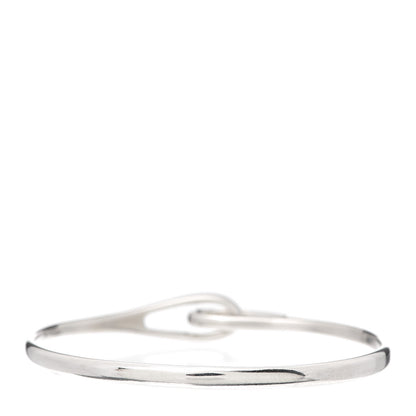 Tiffany Sterling Silver Interlocking Loops Bangle Bracelet 3 of 4