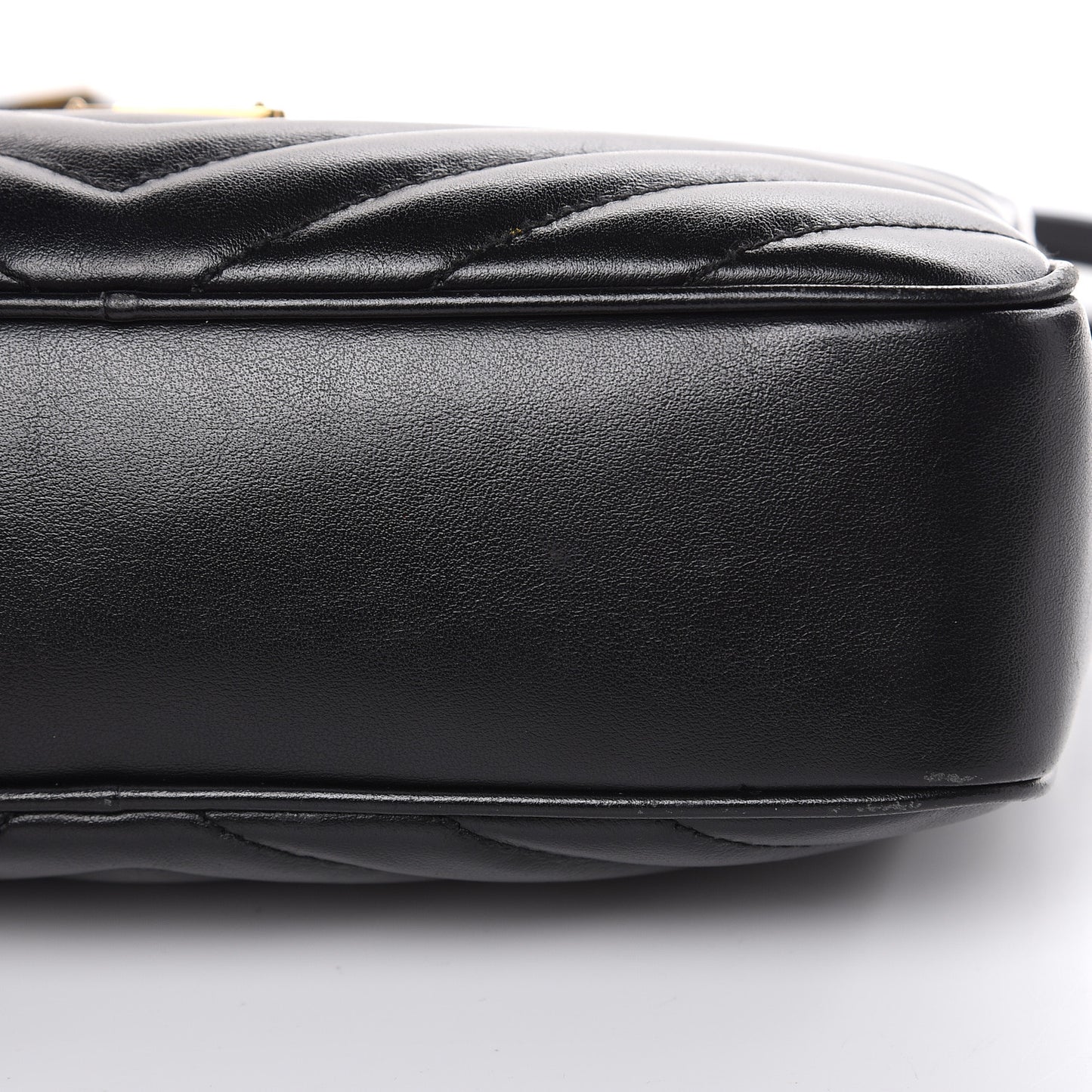 Calfskin Matelasse Monogram Lou Camera Bag Black