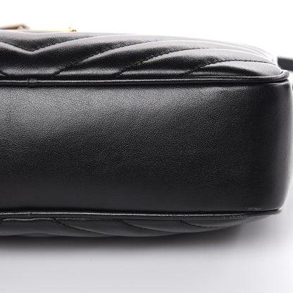 Saint Laurent Calfskin Matelasse Monogram Lou Camera Bag Black 11 of 14