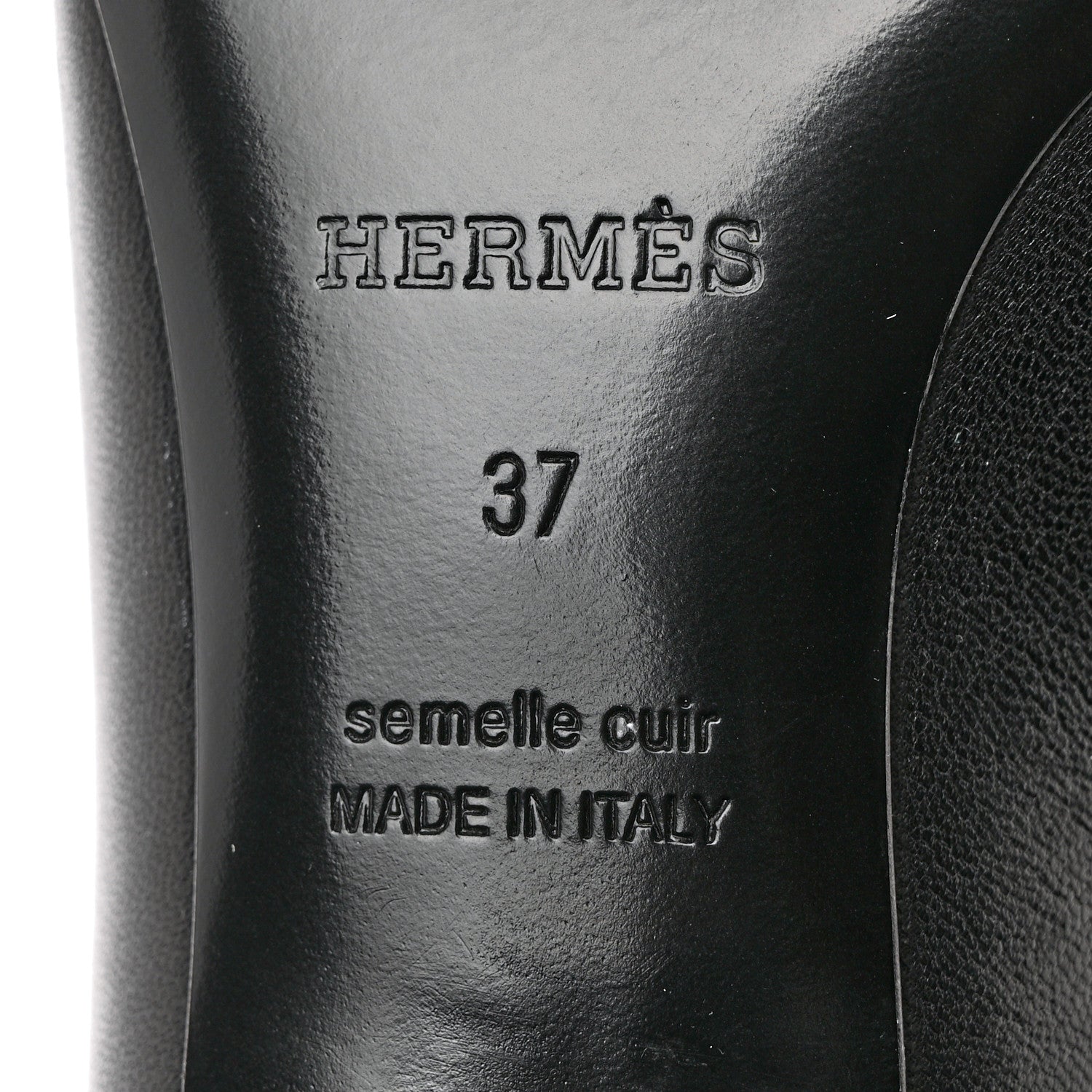 Hermes Goatskin Paradis Mules 37 Black 8 of 12