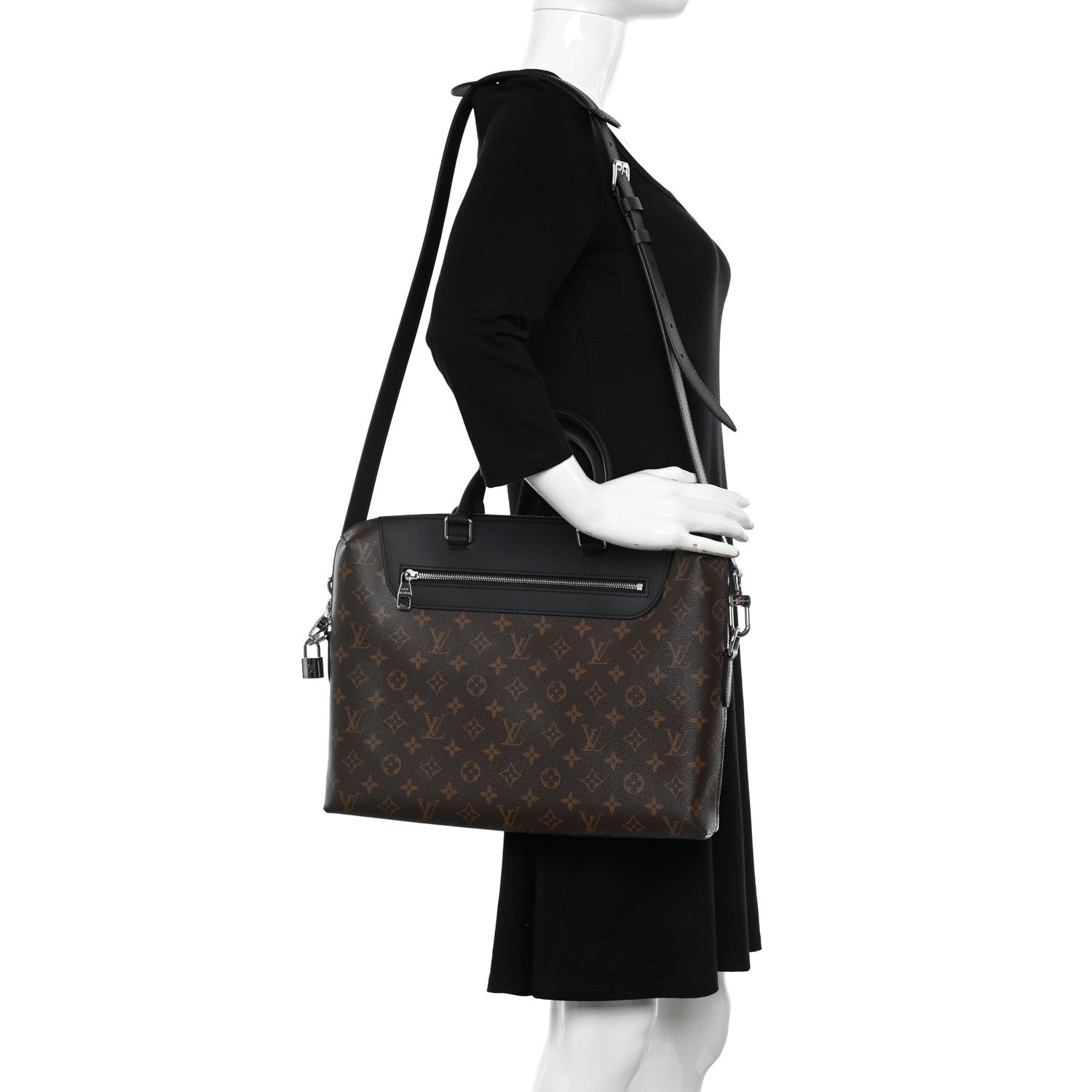 Louis Vuitton Monogram Macassar Porte-Documents Jour 2 of 9