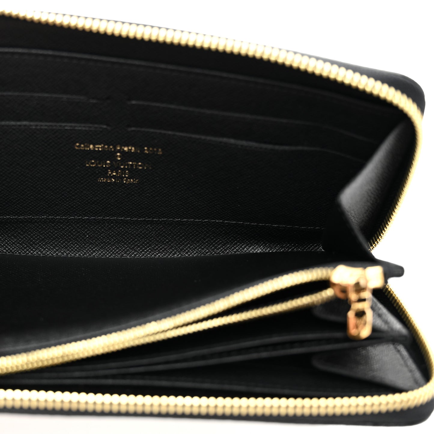 Damier Paillettes Zippy Wallet Black