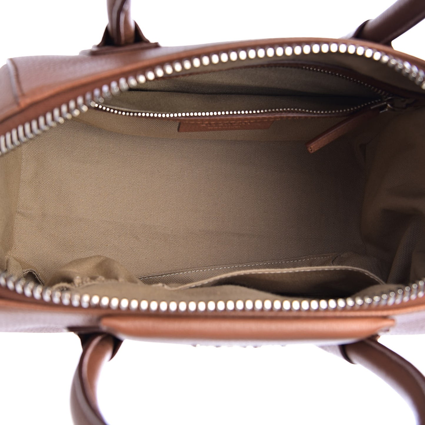 Sugar Goatskin Small Antigona Cognac