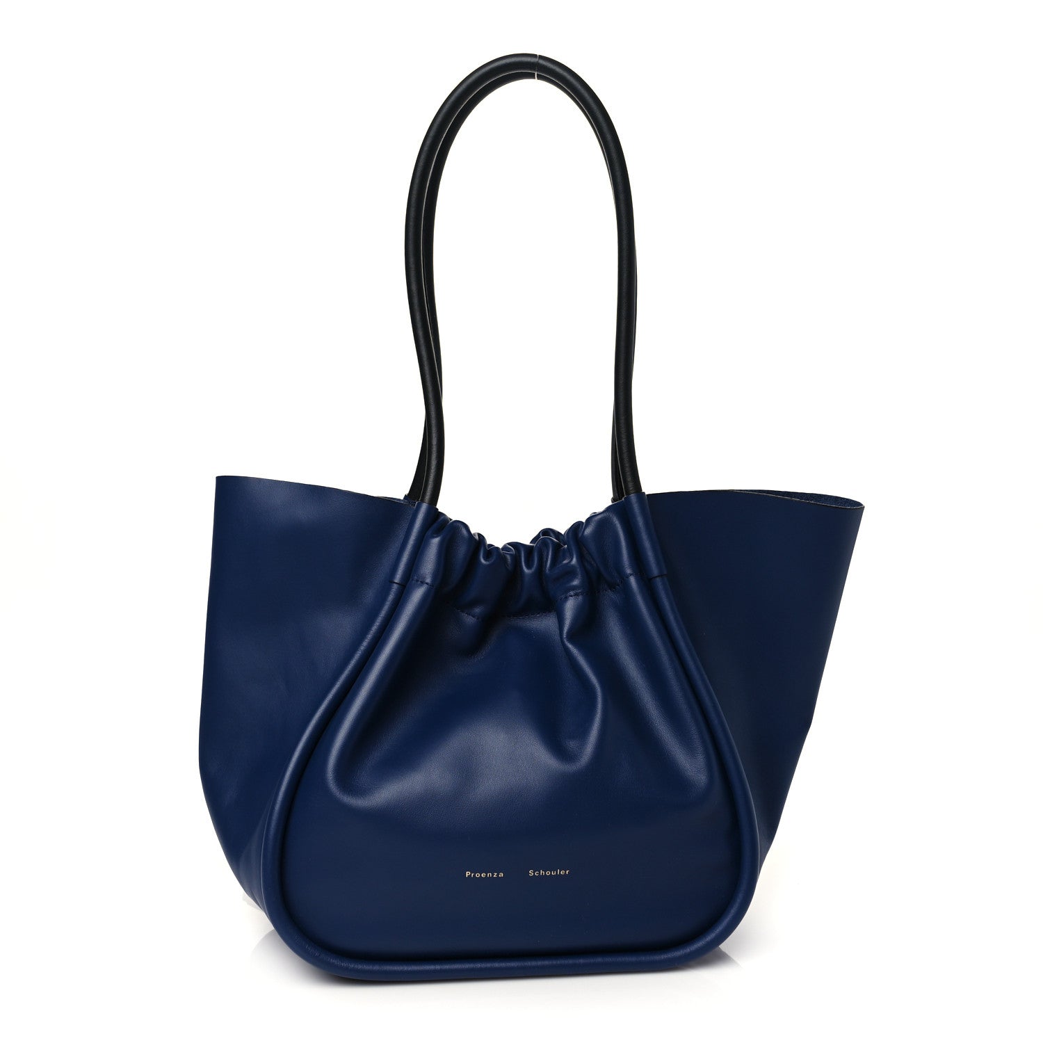 Proenza Schouler Calfskin Large Ruched Tote Cobalt 3 of 11
