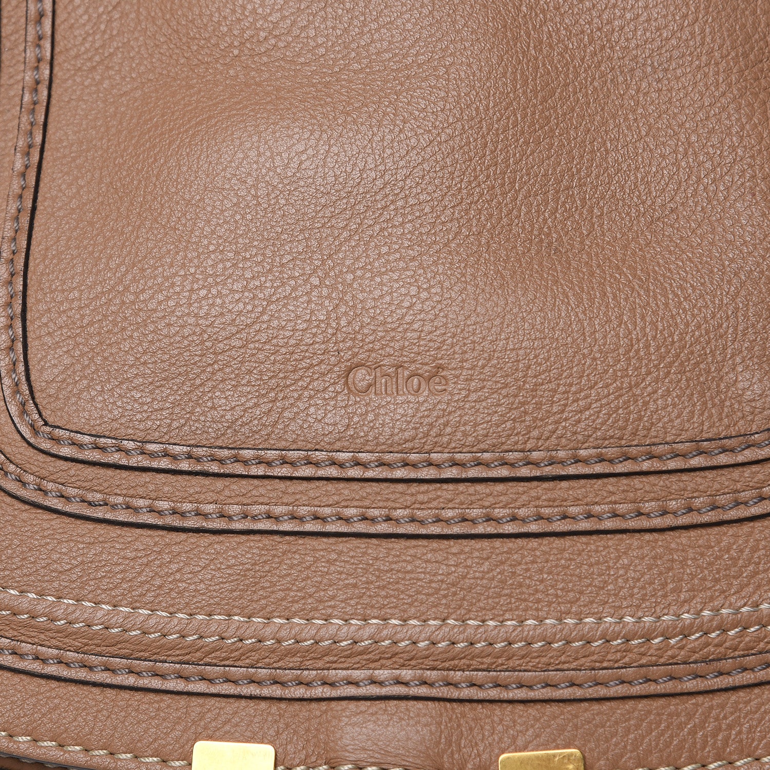 Chloe Calfskin Medium Marcie Satchel Nut 12 of 15