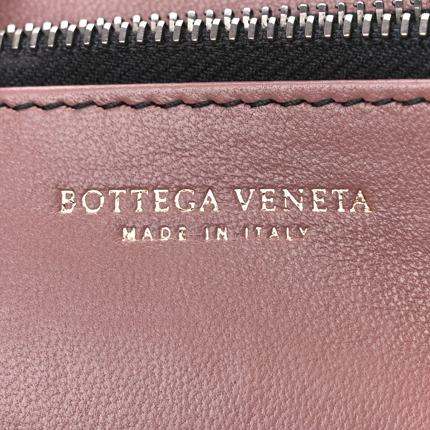 Bottega Veneta Nappa Intrecciato Zip Around Wallet Black 6 of 12