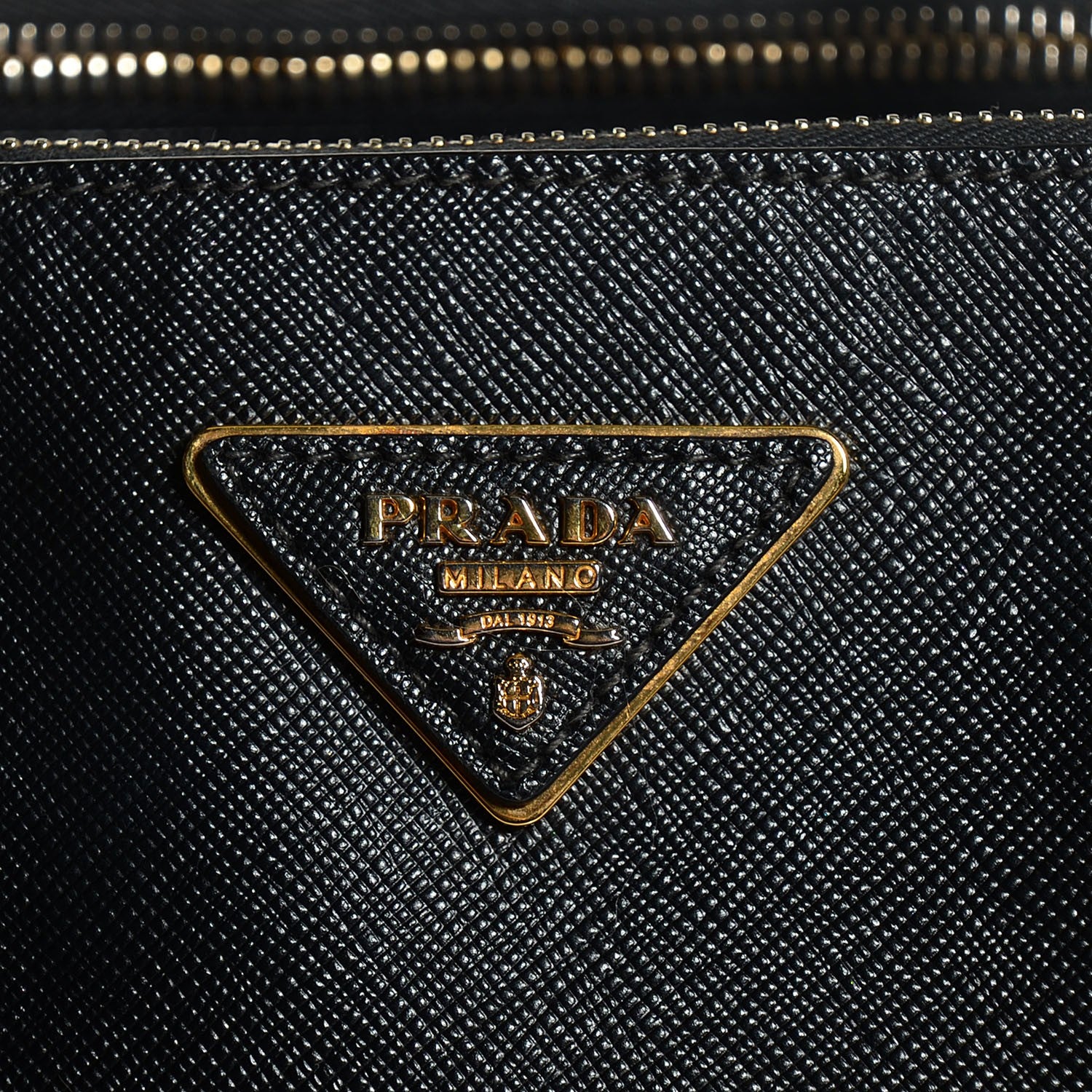 Prada Saffiano Large Galleria Double Zip Tote Black 10 of 10