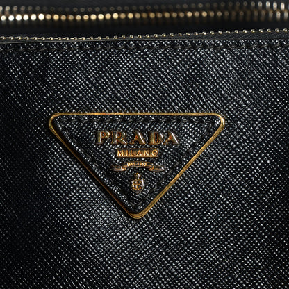 Prada Saffiano Large Galleria Double Zip Tote Black 10 of 10