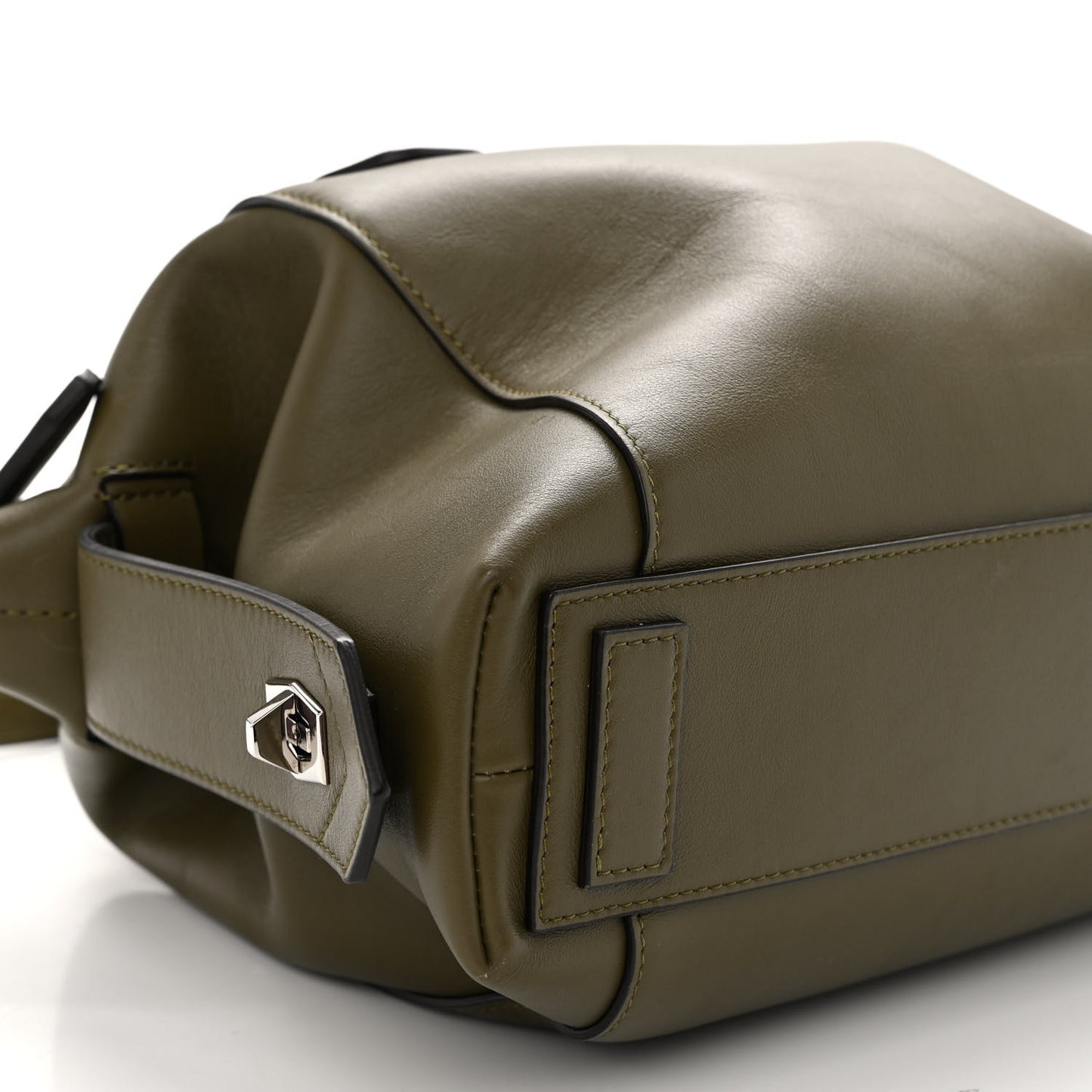 Smooth Calfskin Small Soft Antigona Dark Khaki