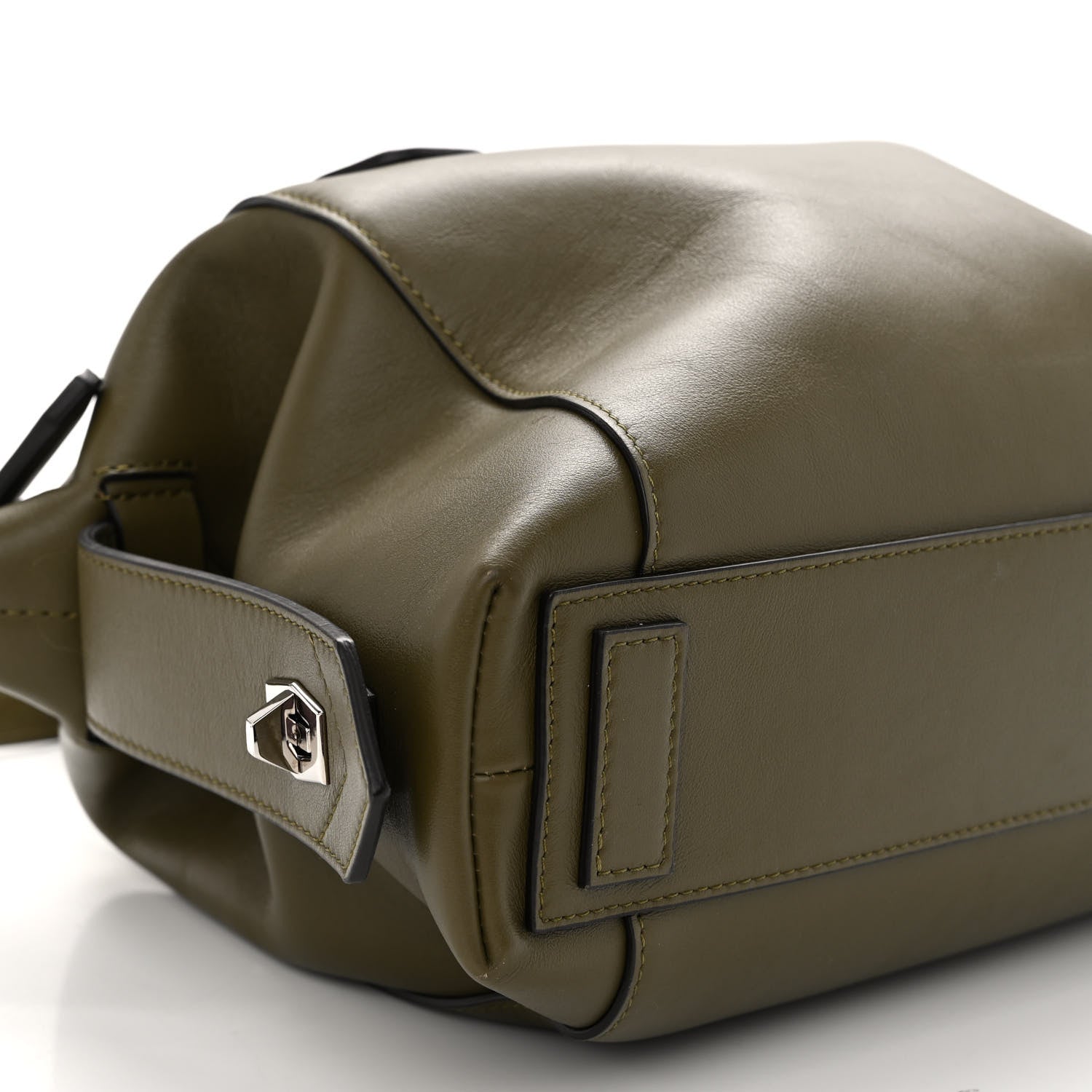 Givenchy Smooth Calfskin Small Soft Antigona Dark Khaki 8 of 10