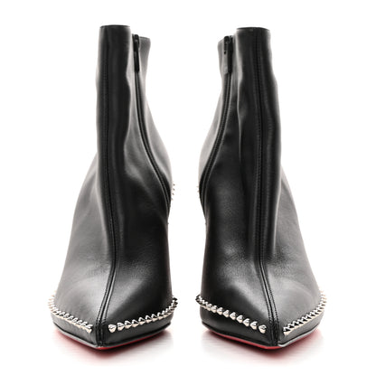 Christian Louboutin Calfskin Hongroise 85 Ankle Boots 39.5 Black 2 of 8
