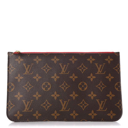 Louis Vuitton Monogram Neverfull MM GM Pochette Cherry 1 of 11