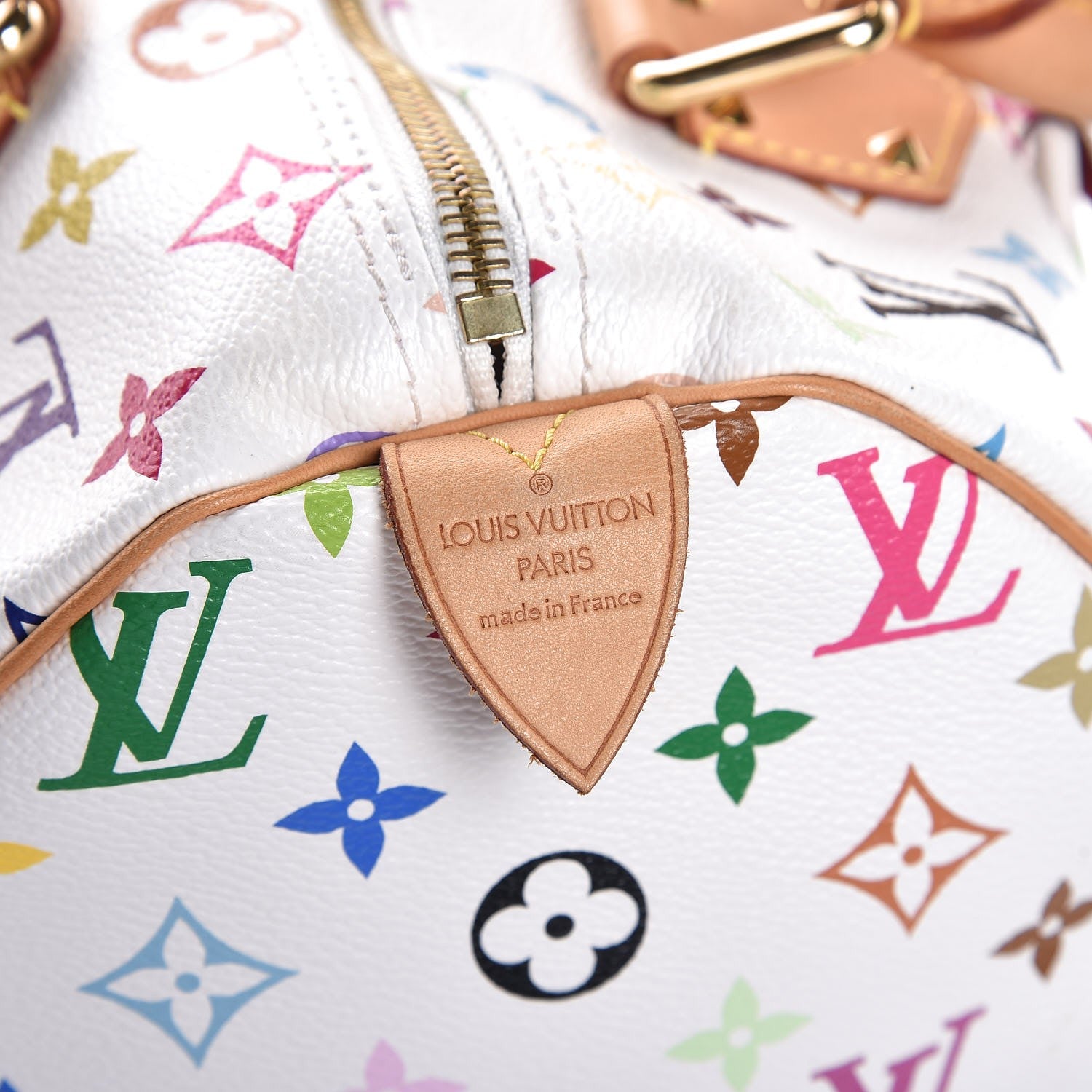 Louis Vuitton Monogram Multicolor Speedy 30 White 6 of 8