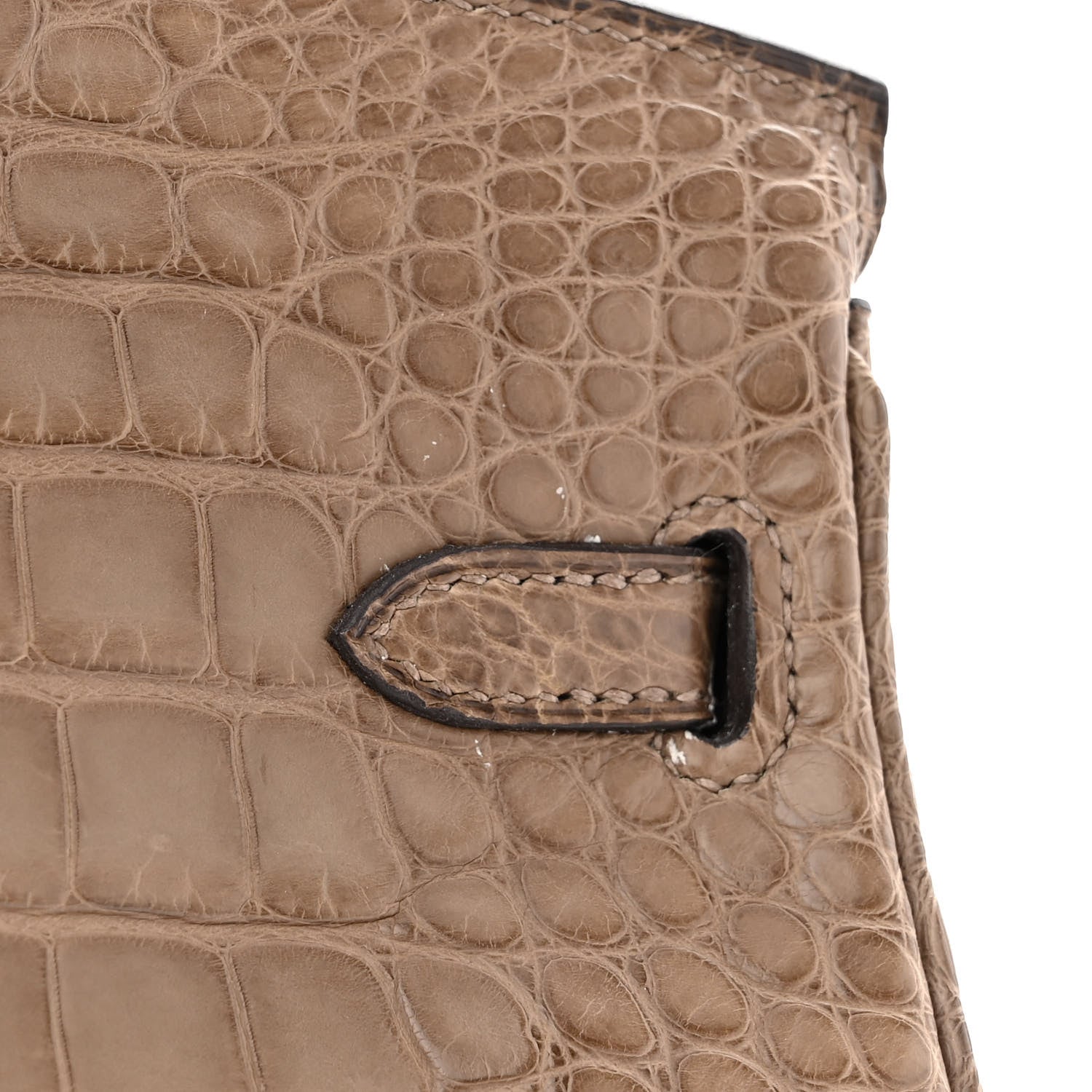 Hermes Matte Alligator Birkin 25 Origan 11 of 12
