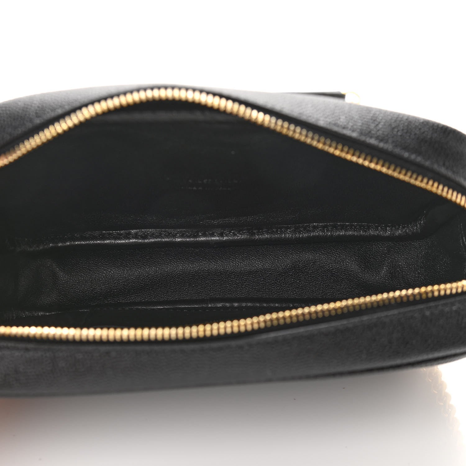 Saint Laurent Grain De Poudre Matelasse Monogram Mini Lou Camera Bag Black 4 of 9