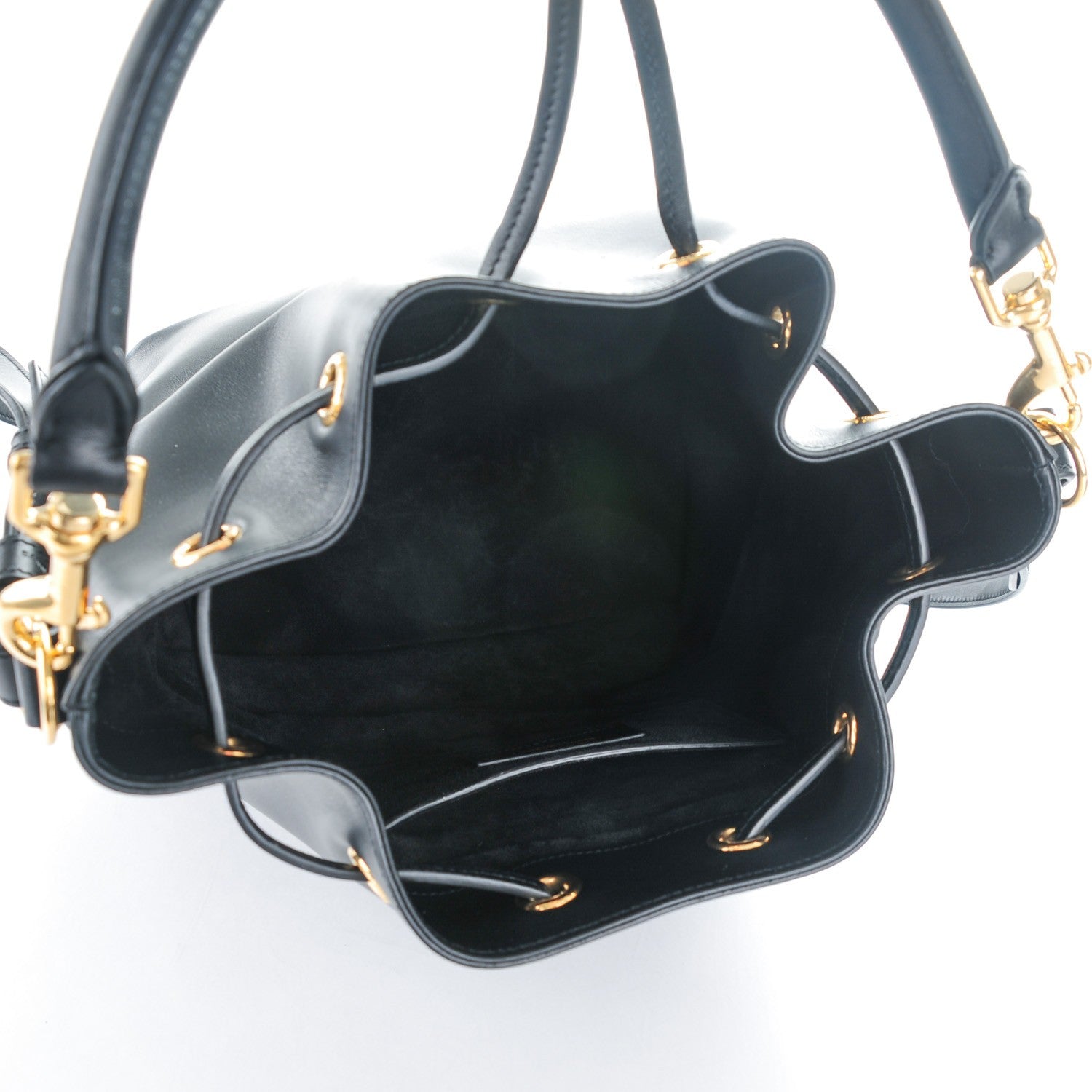 Saint Laurent Calfskin Medium Emmanuelle Bucket Bag Black 5 of 7