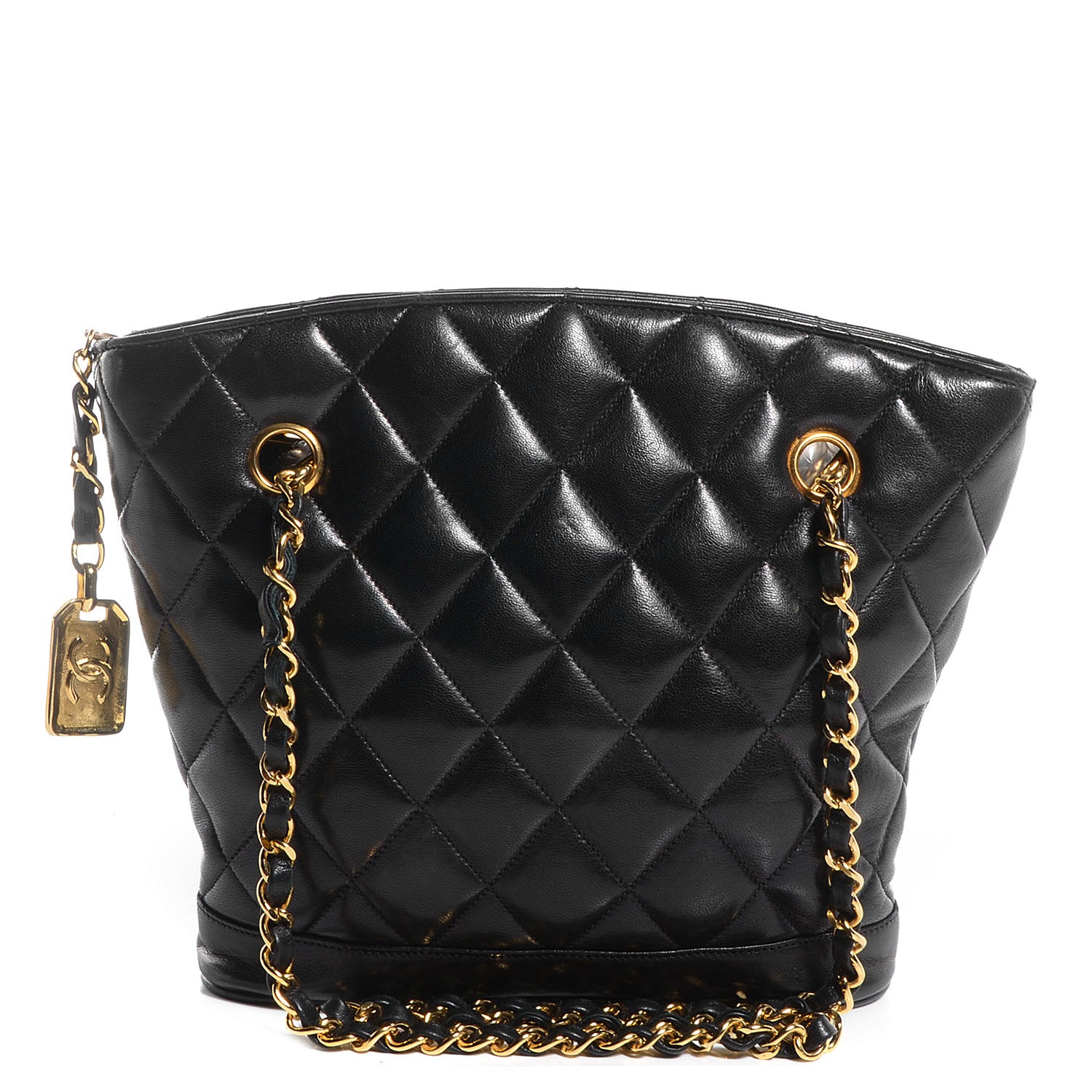 Chanel Lambskin Quilted Small Shoulder Bag Black 1 of 8