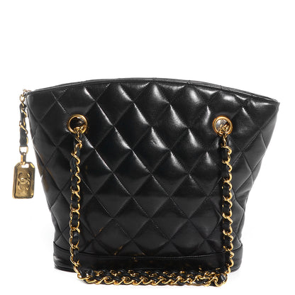 Chanel Lambskin Quilted Small Shoulder Bag Black 1 of 8