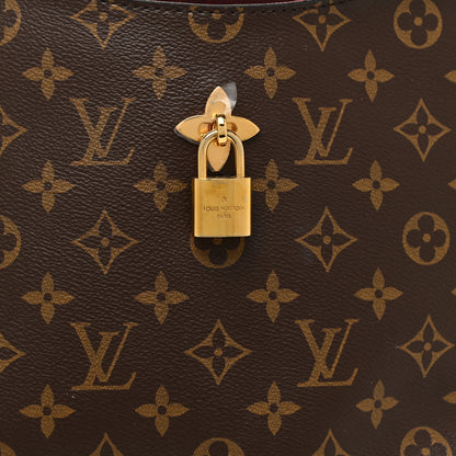 Louis Vuitton Monogram Flower Hobo Beige 7 of 13