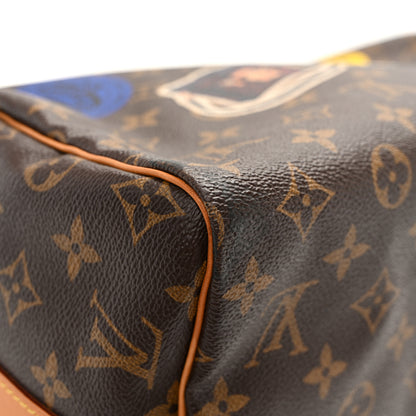 Louis Vuitton Monogram World Tour Speedy Bandouliere 30 12 of 15